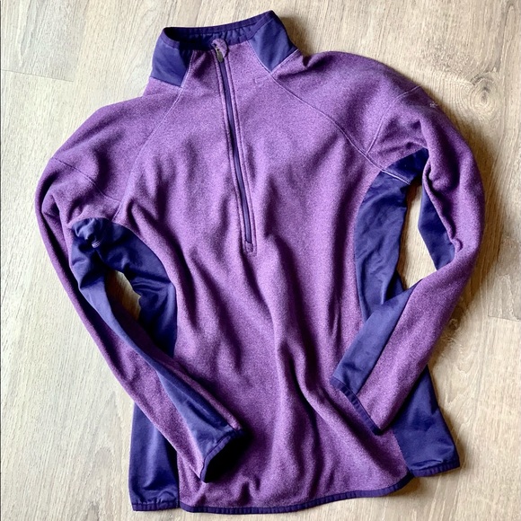 Columbia Tops - Columbia Women’s Pull Over 3/4 Zip Sweatshirt Like Fleece • Size: Large • Purple